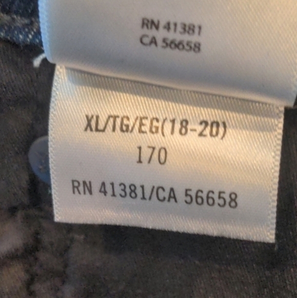 Polo Ralph Lauren The Eldridge Blue Skinny Jeans size 18 - Picture 10 of 12